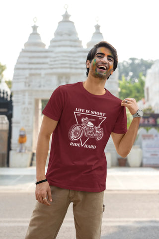 Life is short, Ride hard T-Shirt