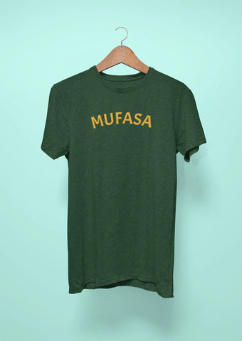 lion king mufasa front print green