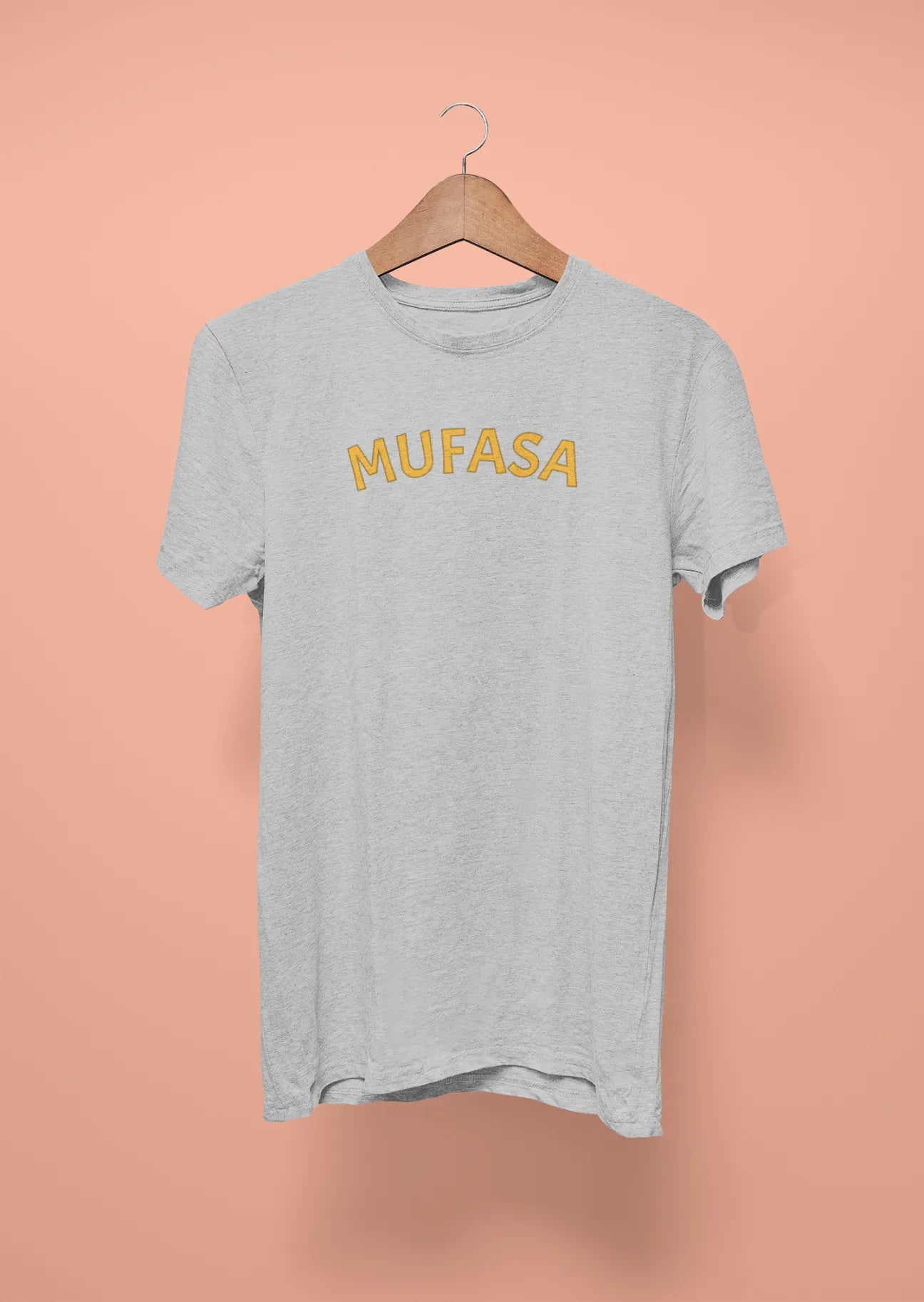 lion king mufasa front print grey