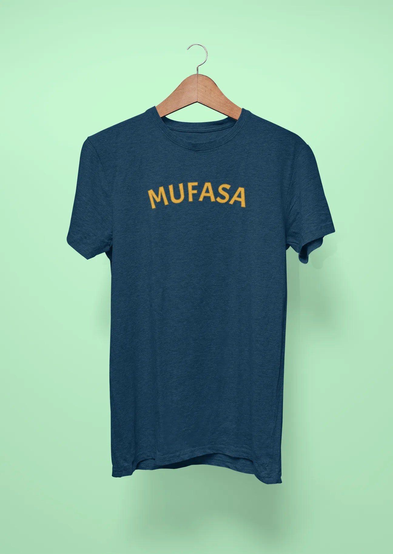 lion king mufasa front print navy blue