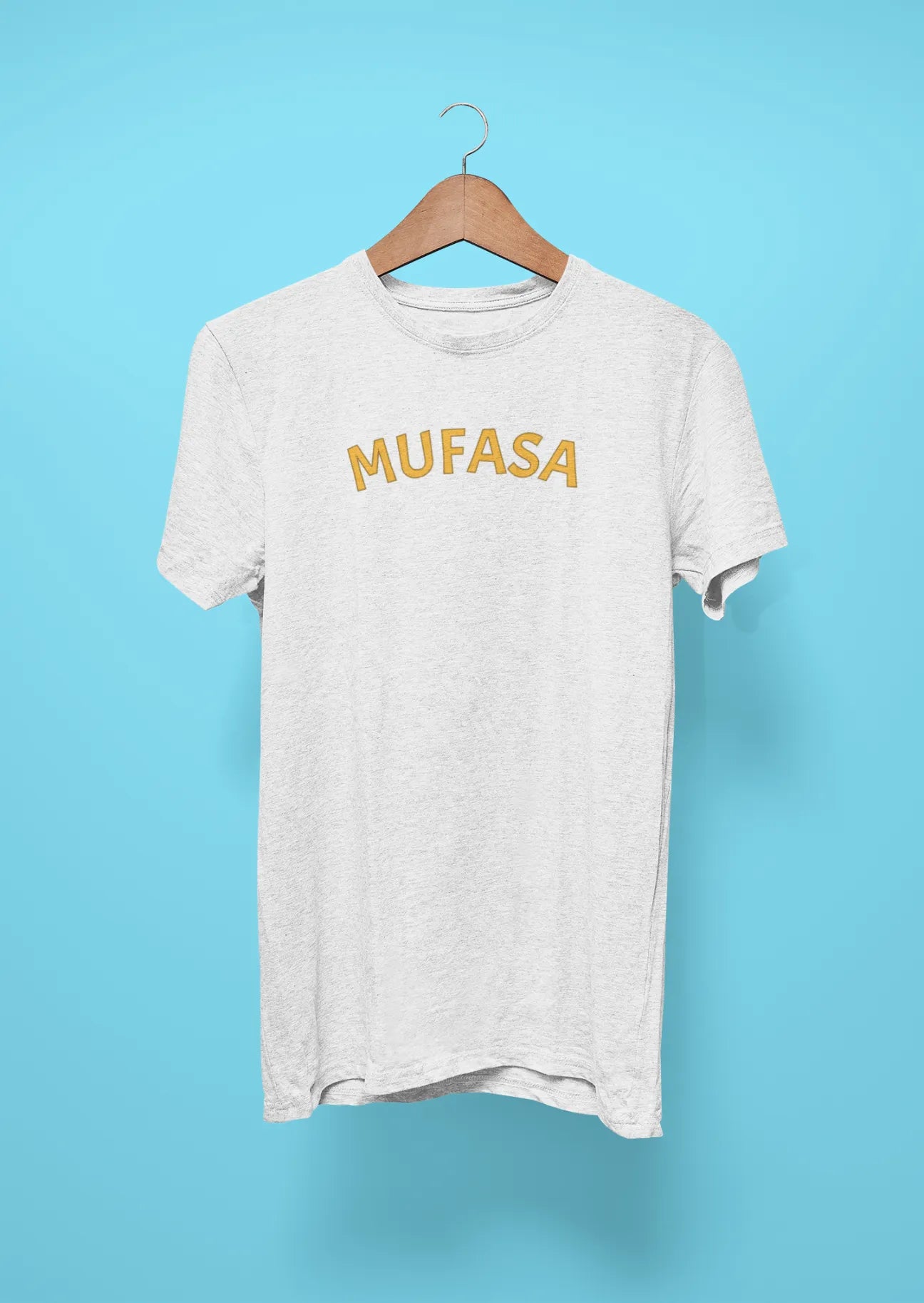 lion king mufasa front print white