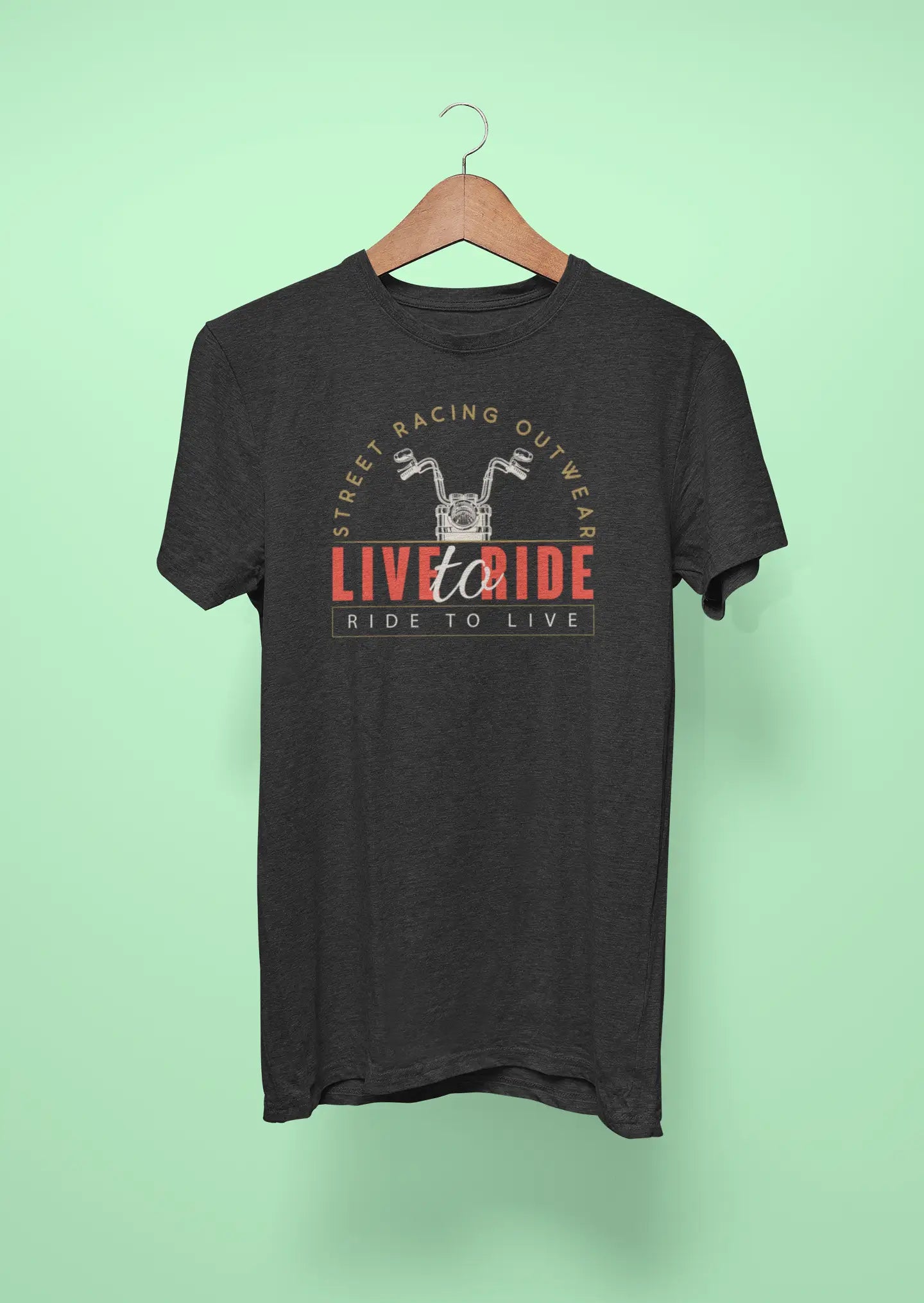 live to ride ride to live street racing outwear black