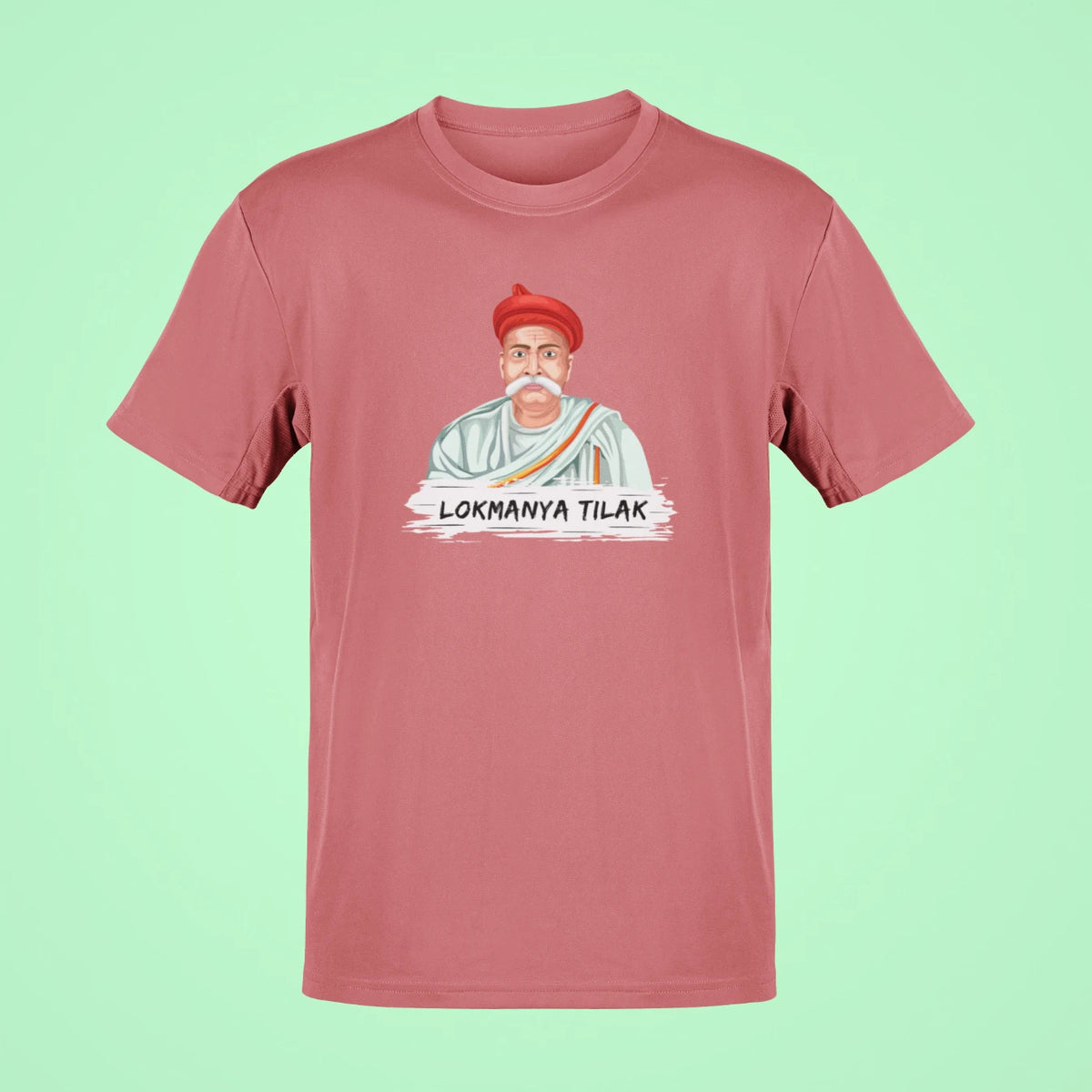 lokmanya tilak oversized t shirt rose