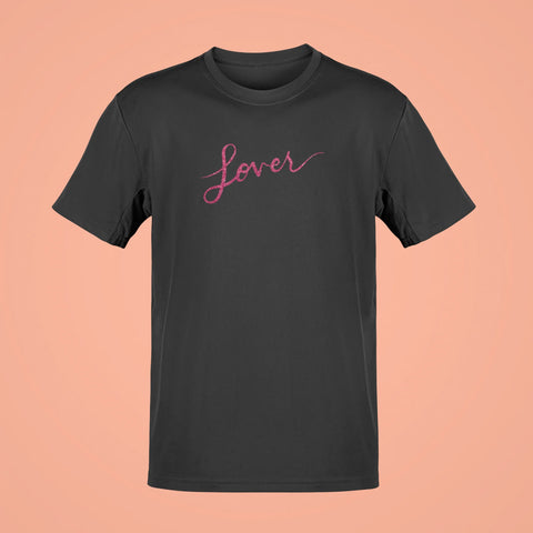 lover oversized t shirt black