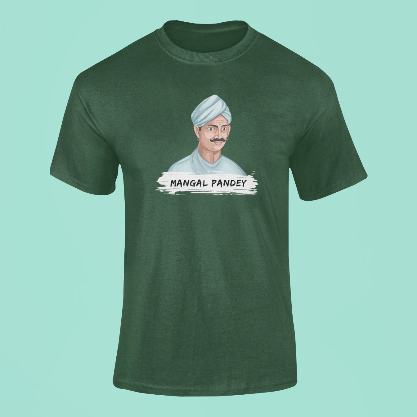 mangal pandey t shirt green