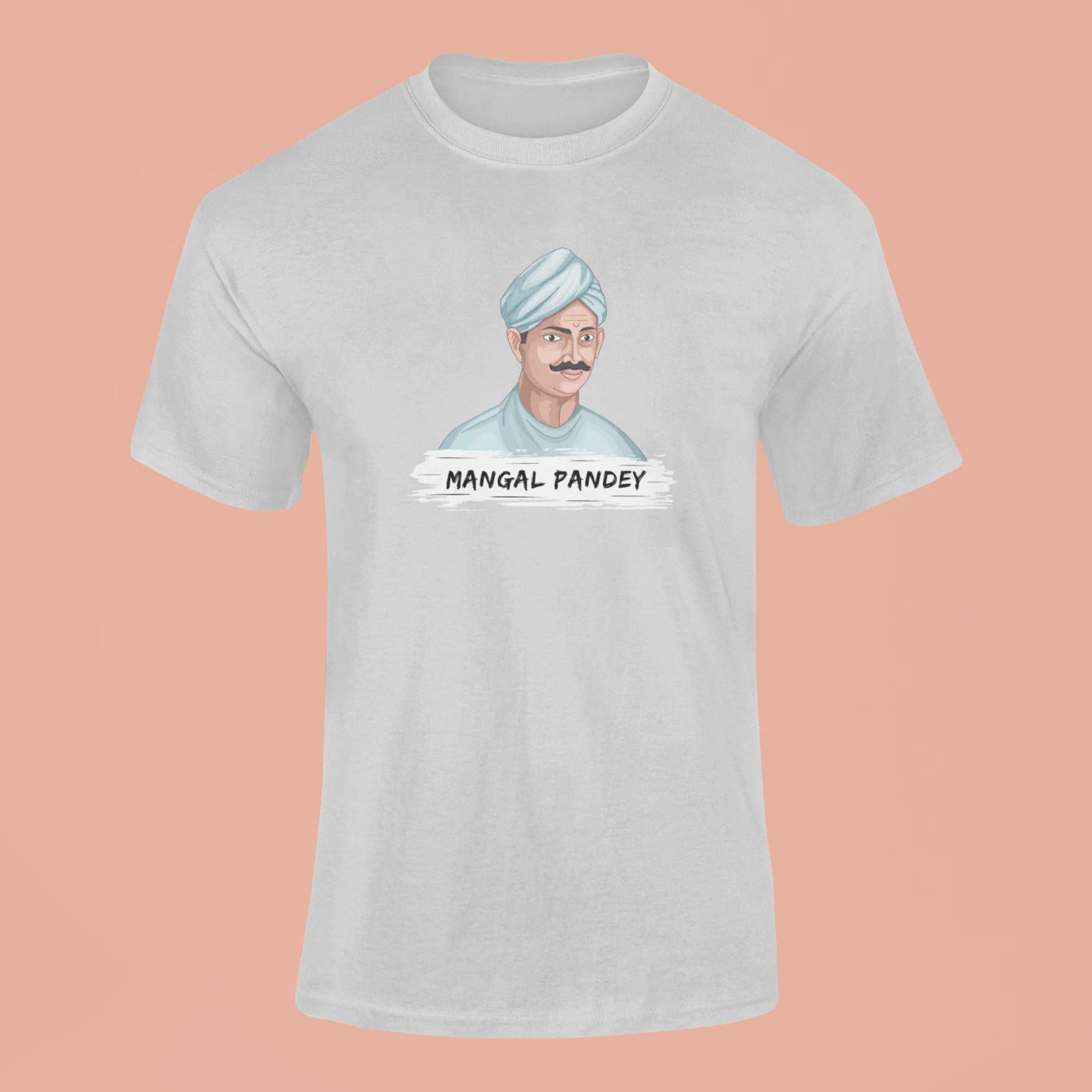 mangal pandey t shirt grey