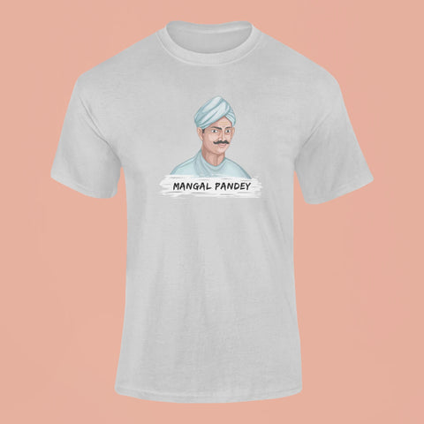 mangal pandey t shirt grey