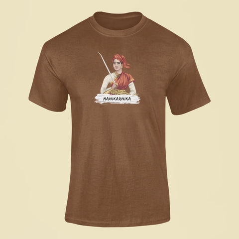 manikarnika t shirt brown