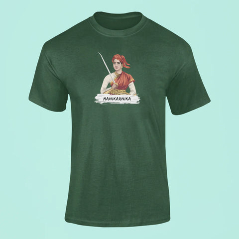 manikarnika t shirt green