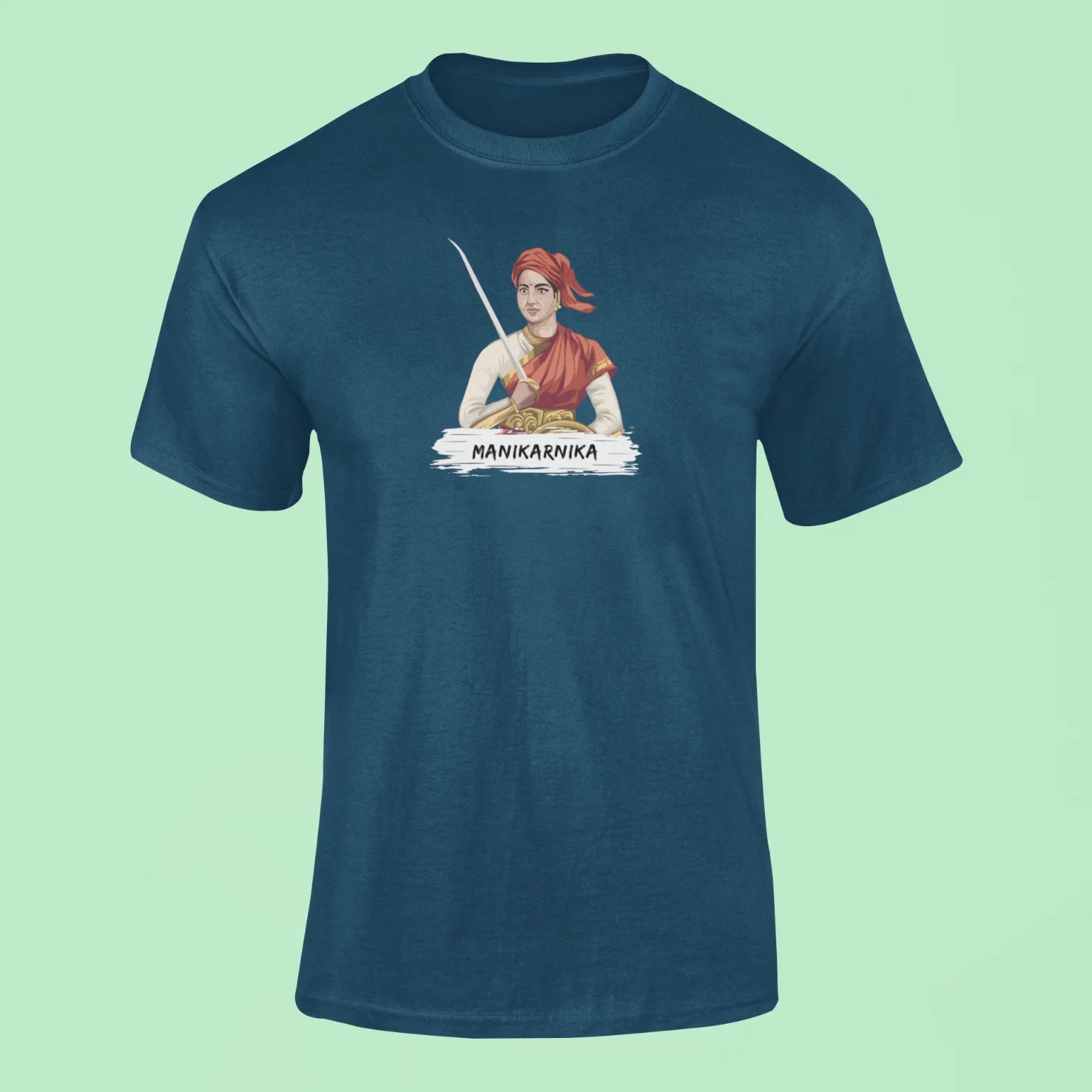 manikarnika t shirt navy blue