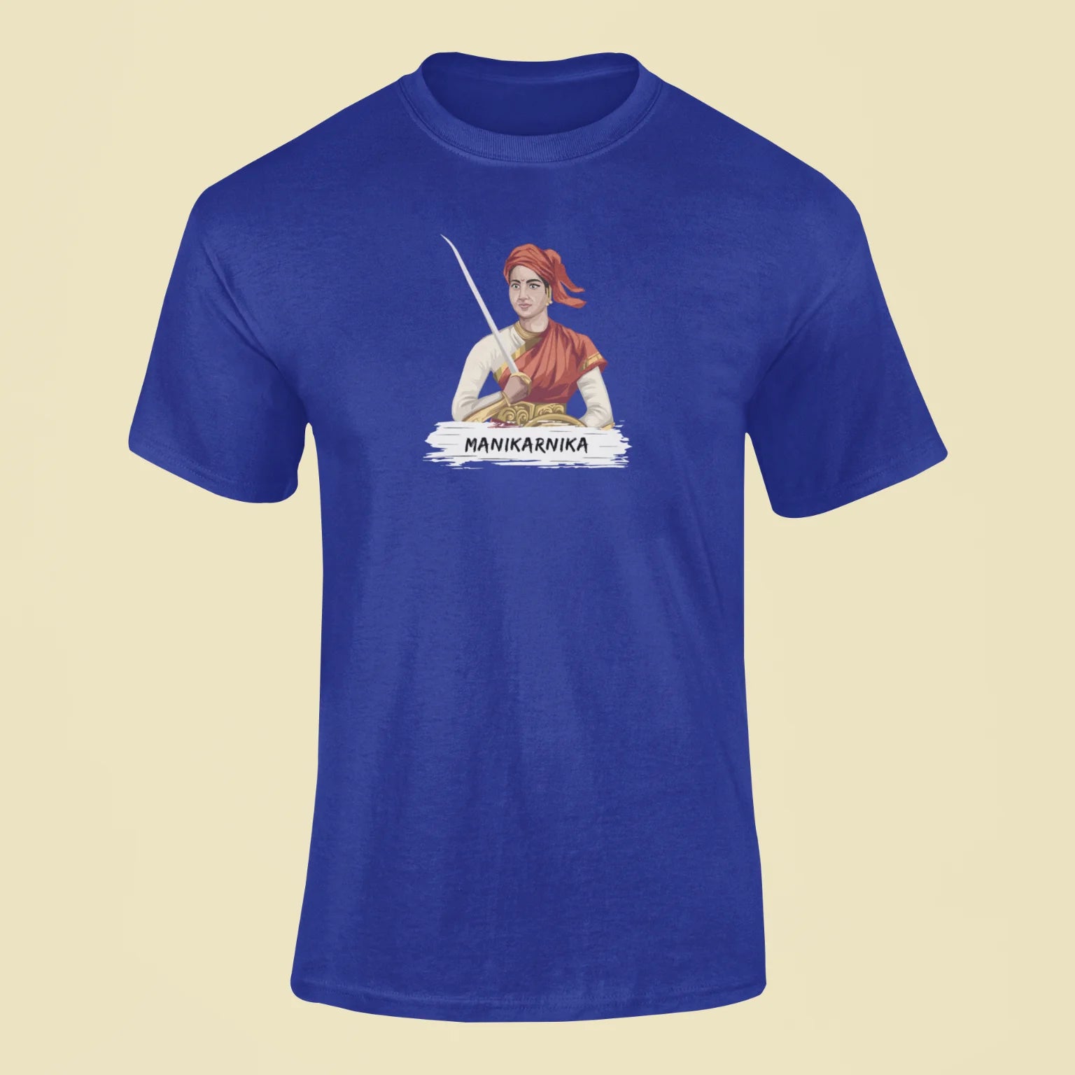 manikarnika t shirt royal blue