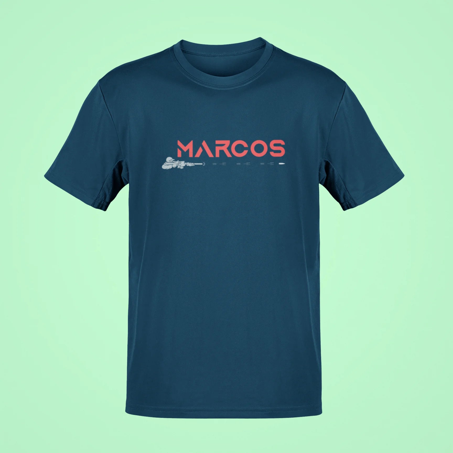 marcos oversized t shirt navy blue