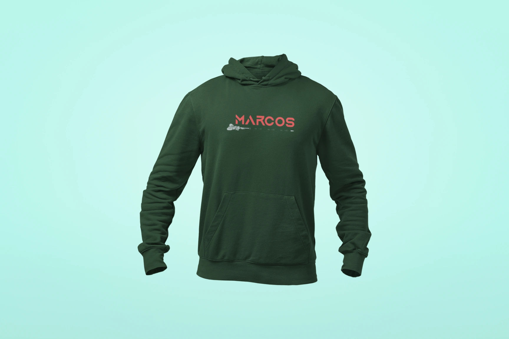 marcos unisex hoodie green