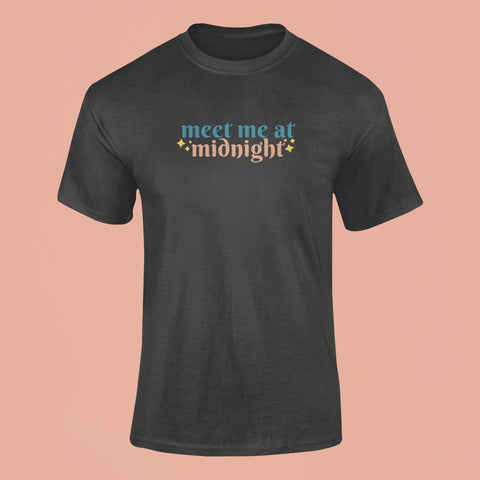 meet me at midnight t shirt black