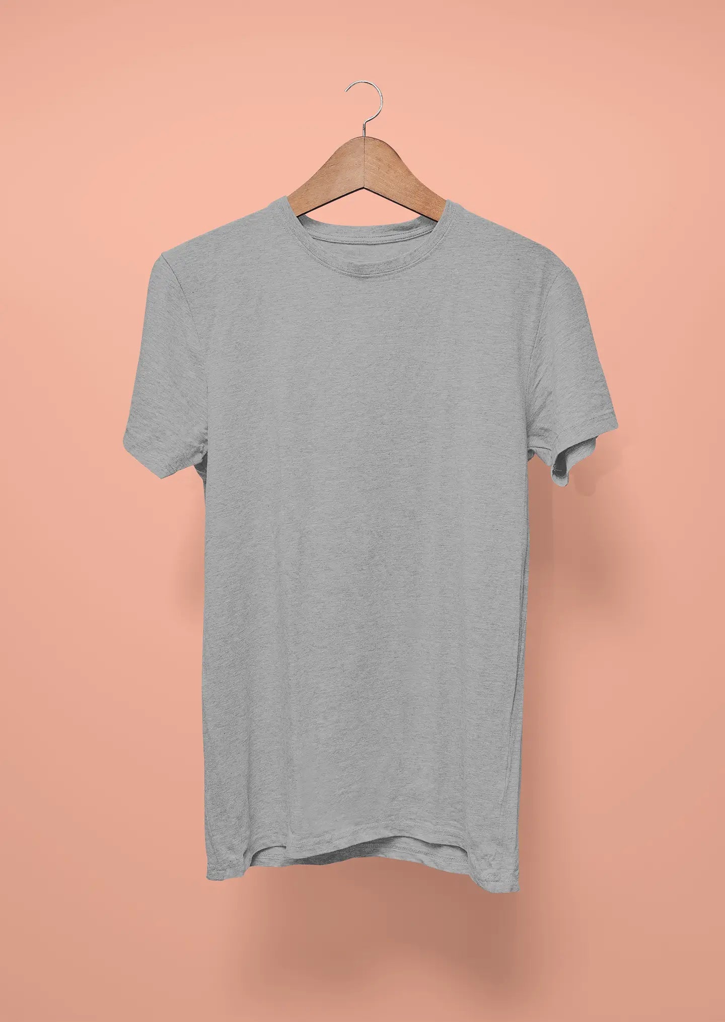 mens solid t shirt grey