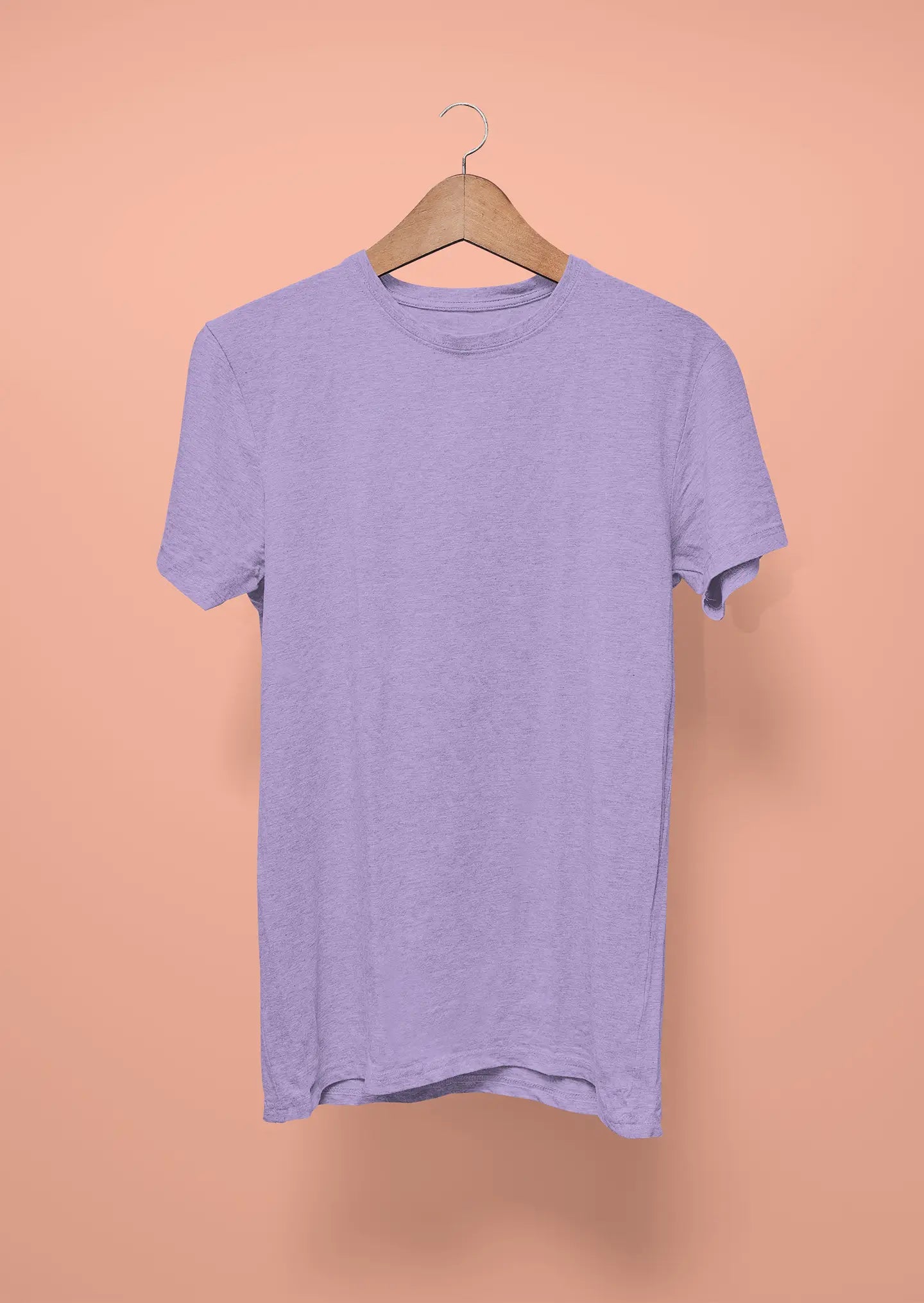 mens solid t shirt iris lavender