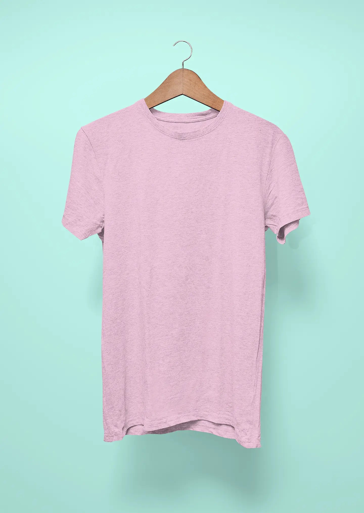 mens solid t shirt pink