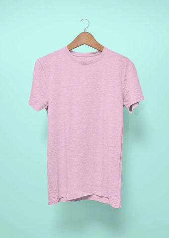 mens solid t shirt pink