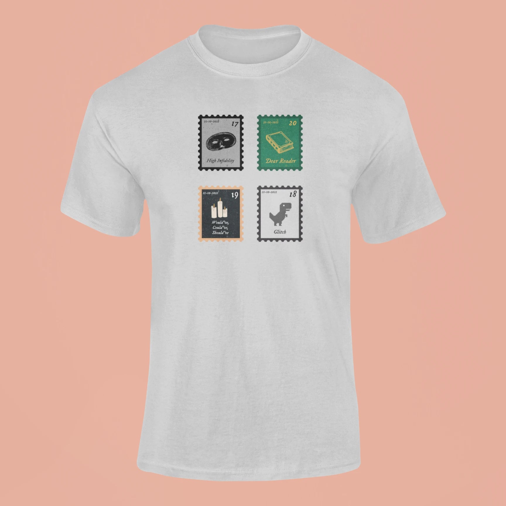 midnights song stamps high infidelity t shirt grey