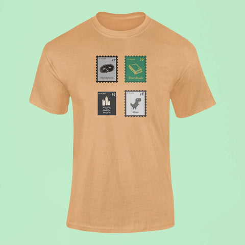 midnights song stamps high infidelity t shirt mustard yellow