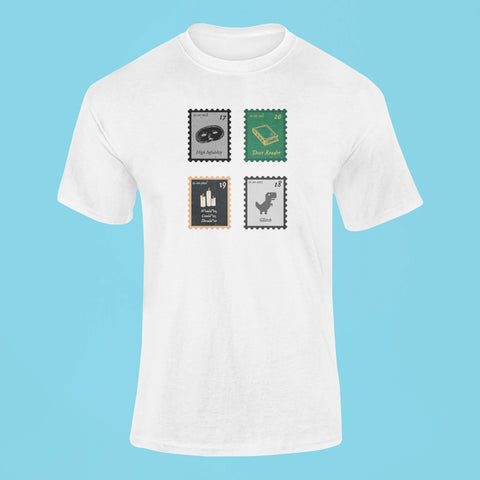 midnights song stamps high infidelity t shirt white