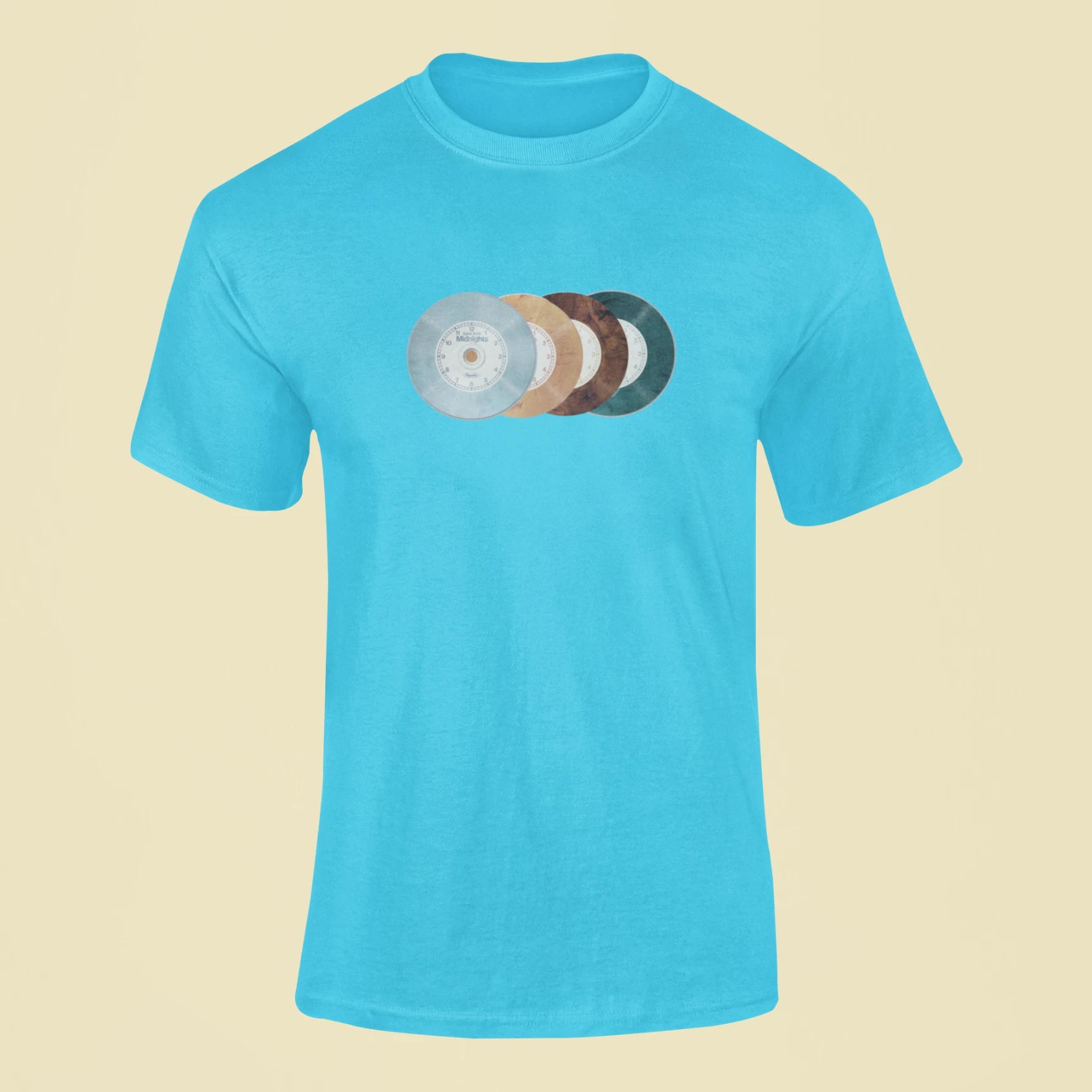 midnights vinyl cd t shirt sky blue