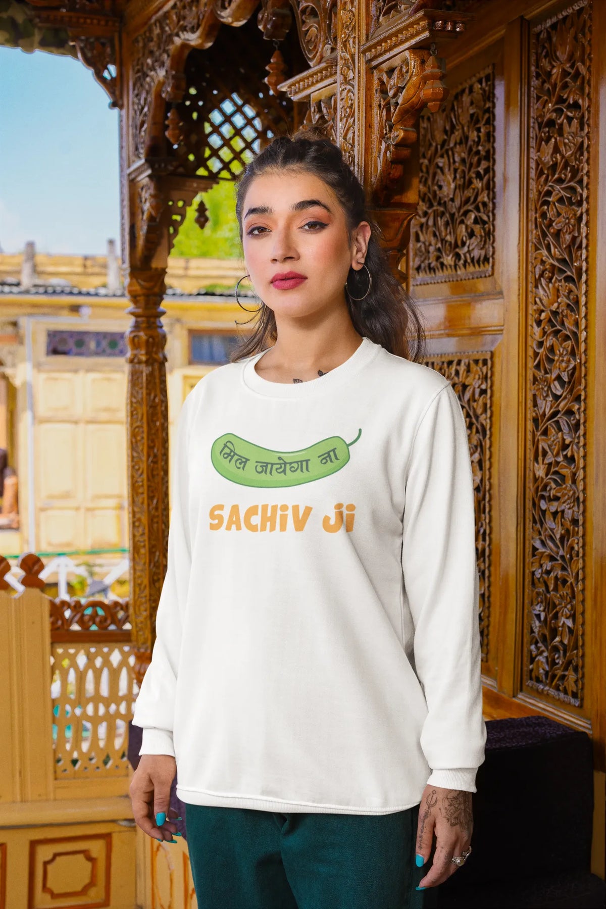 Mil jayega na sachiv ji Unisex Sweatshirt