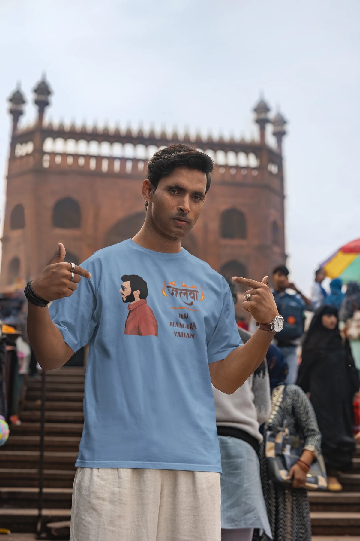 Munna Bhaiya - Jalwa hai hamara yahan Oversized T-Shirt