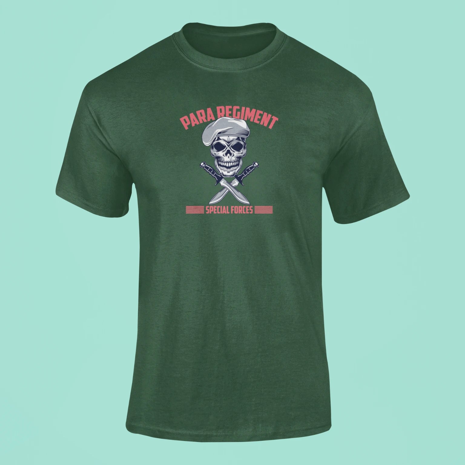 para regiment special forces t shirt green