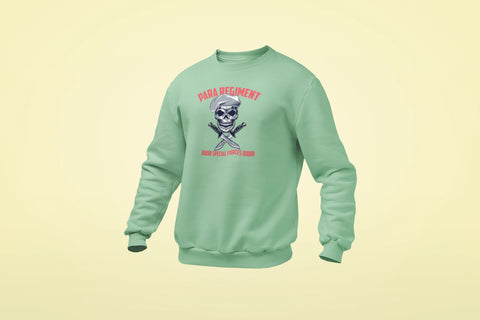 para regiment special forces unisex sweatshirt mint green