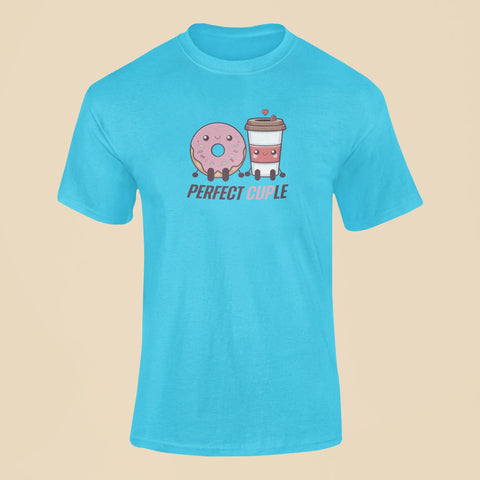 perfect cuple t shirt sky blue