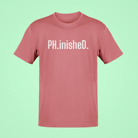 ph inished oversized t shirt rose