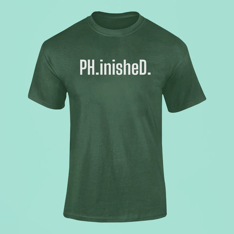 ph inished t shirt green