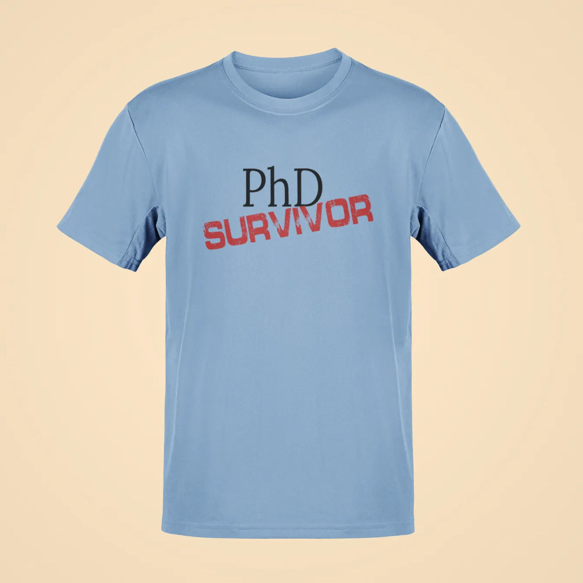 phd survivor oversized t shirt baby blue