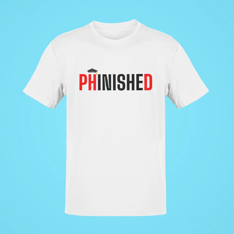 phinished oversizsed t shirt white