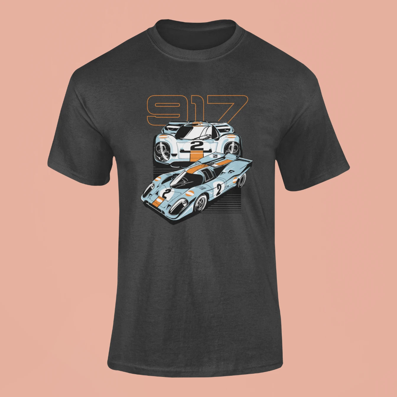 porsche 917 t shirt black