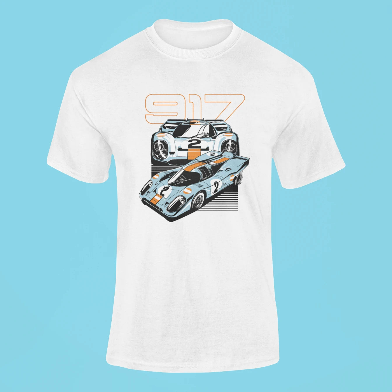 porsche 917 t shirt white