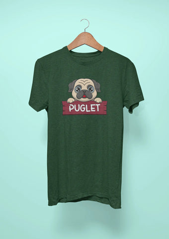 pug puglet green