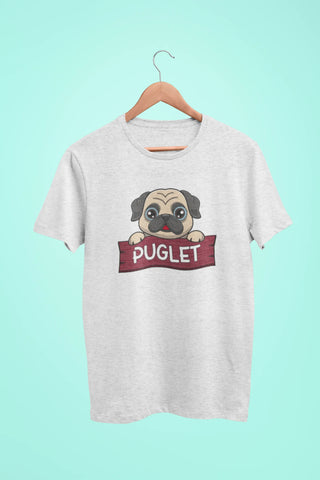 pug puglet oversized t shirt white 1 scaled