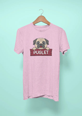 pug puglet pink