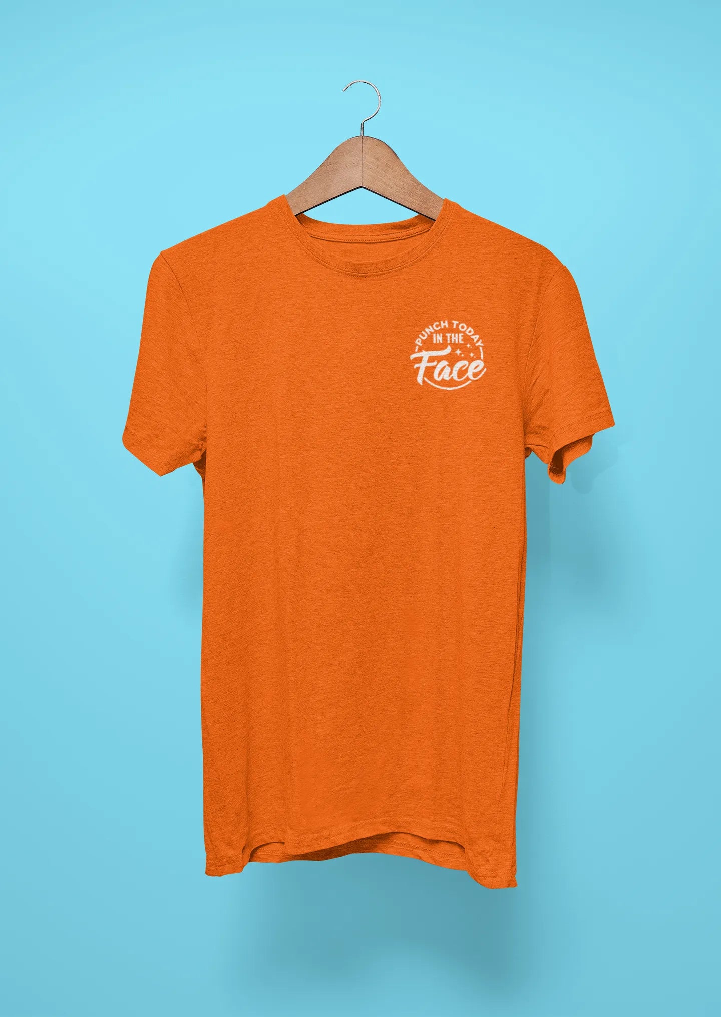 punch today in the face orange