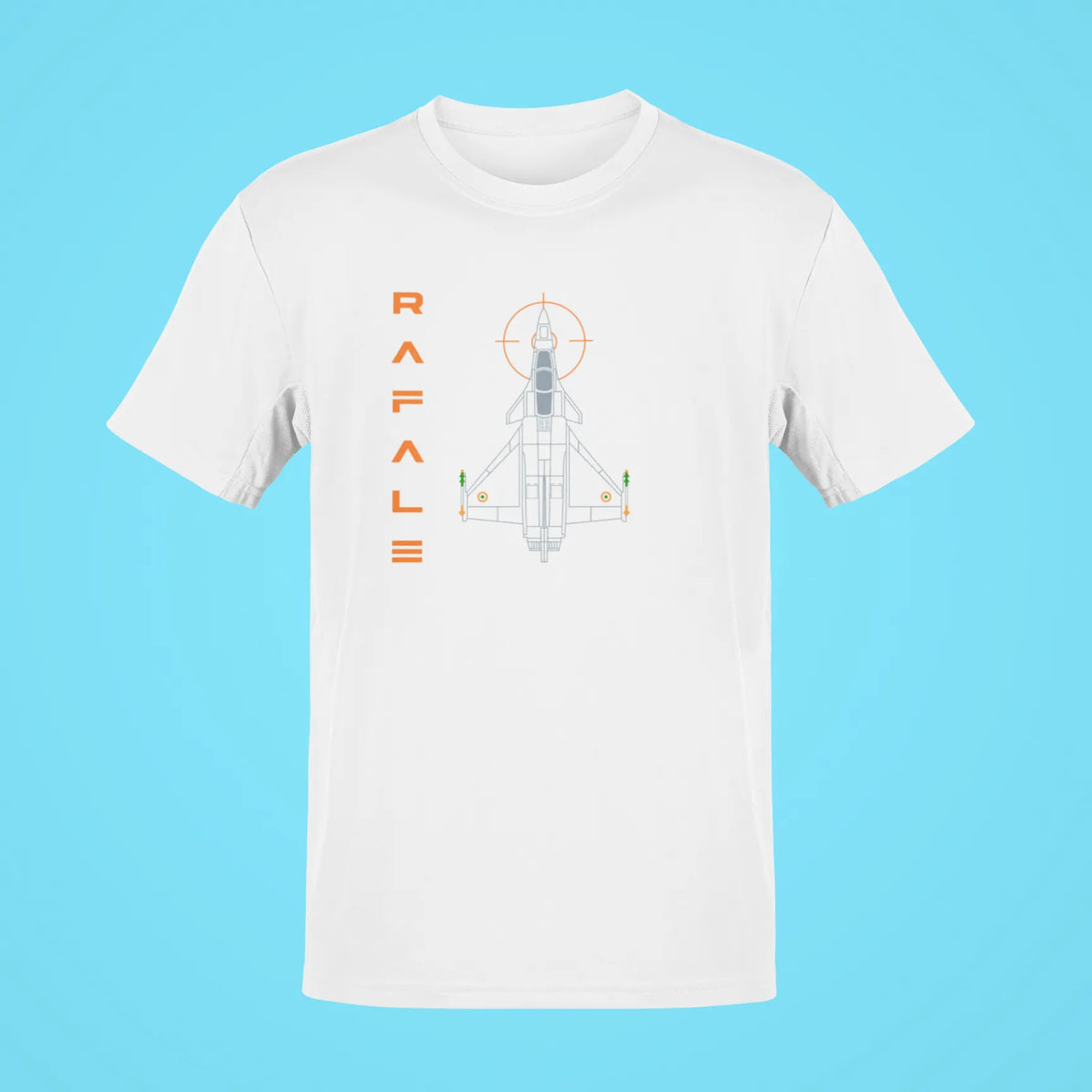 rafale jet oversized t shirt white