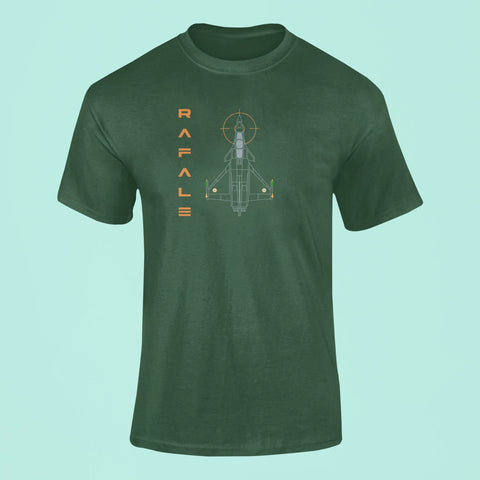 rafale jet t shirt green