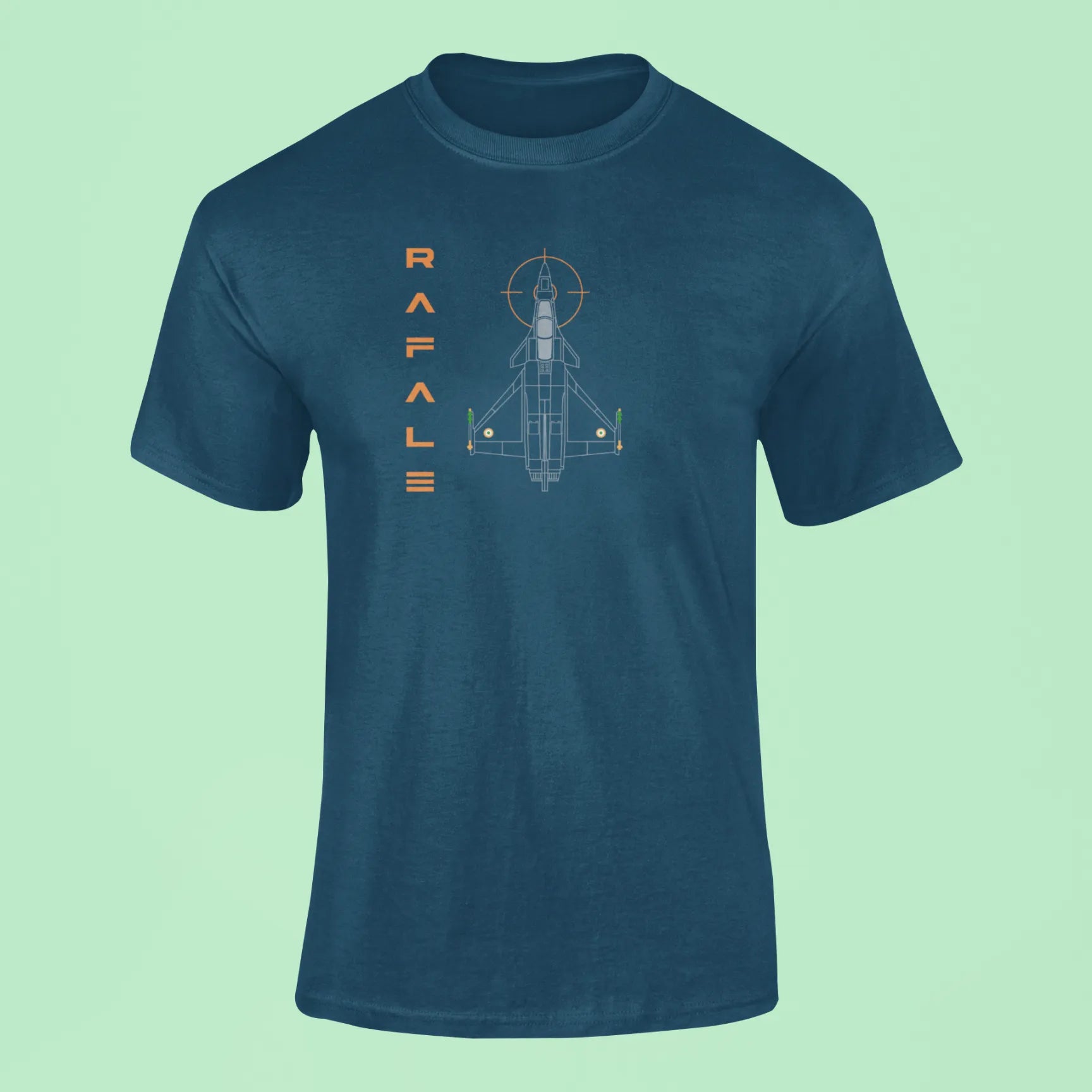 rafale jet t shirt navy blue