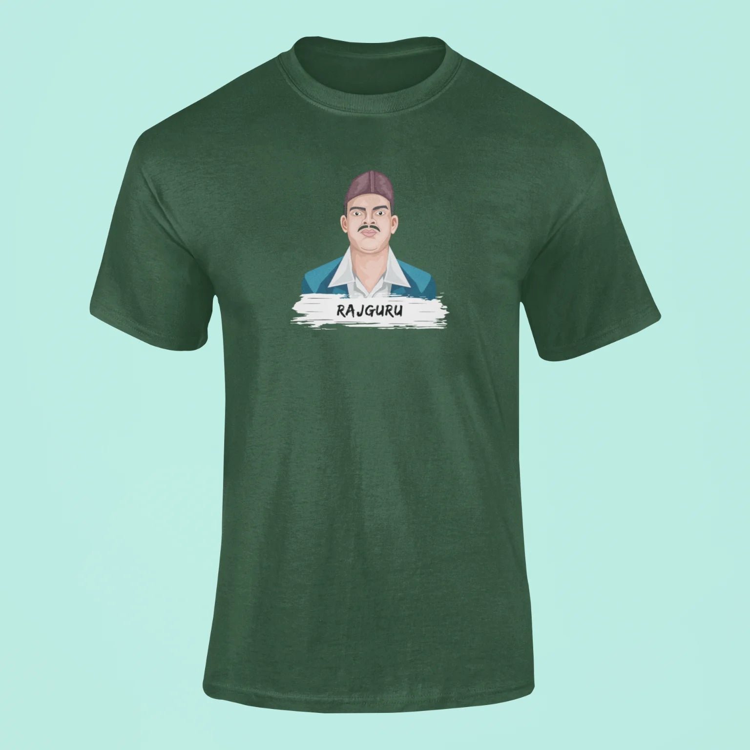 rajguru t shirt green