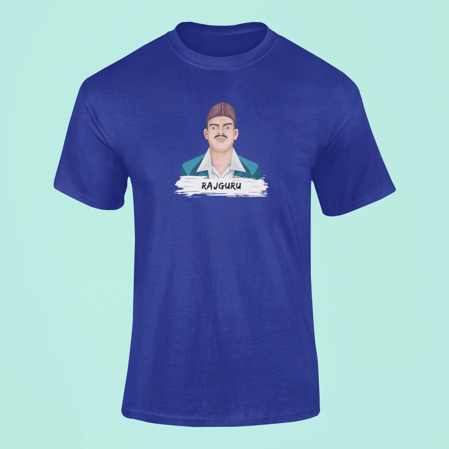 rajguru t shirt royal blue