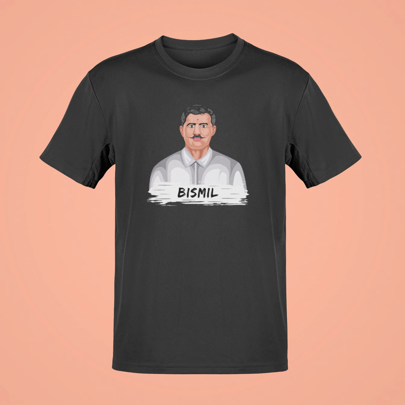 ramprasad bismil oversized t shirt black