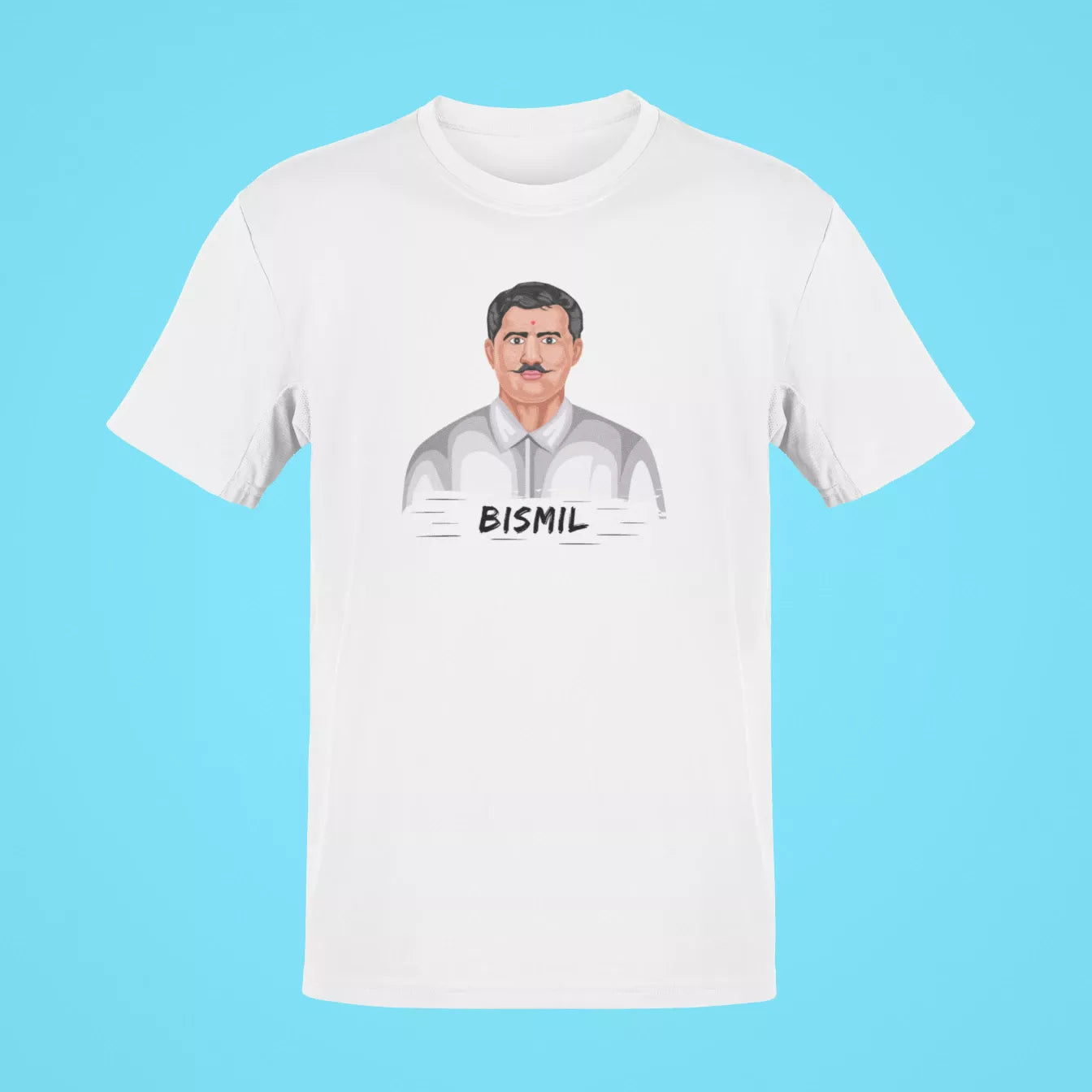 ramprasad bismil oversized t shirt white