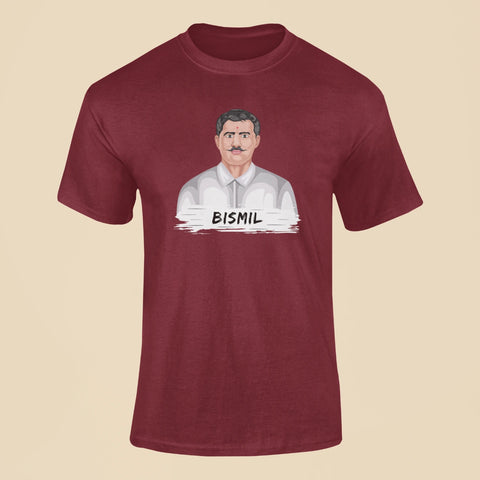 ramprasad bismil t shirt maroon