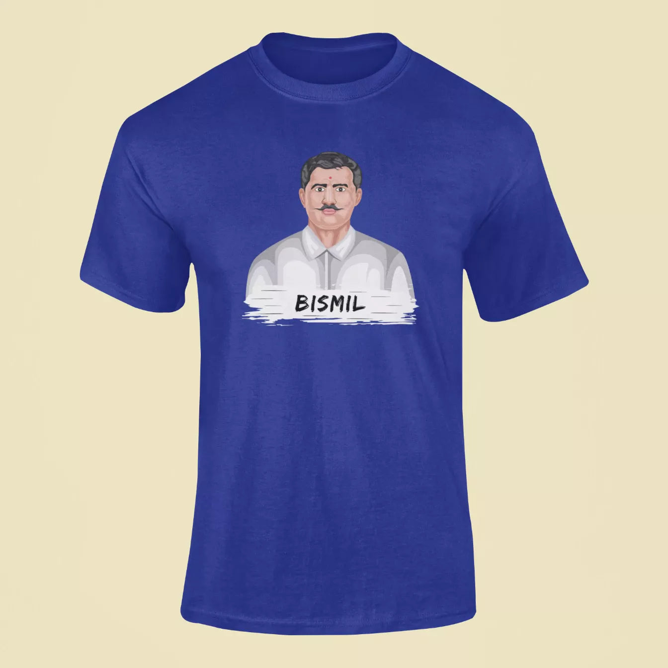 ramprasad bismil t shirt royal blue